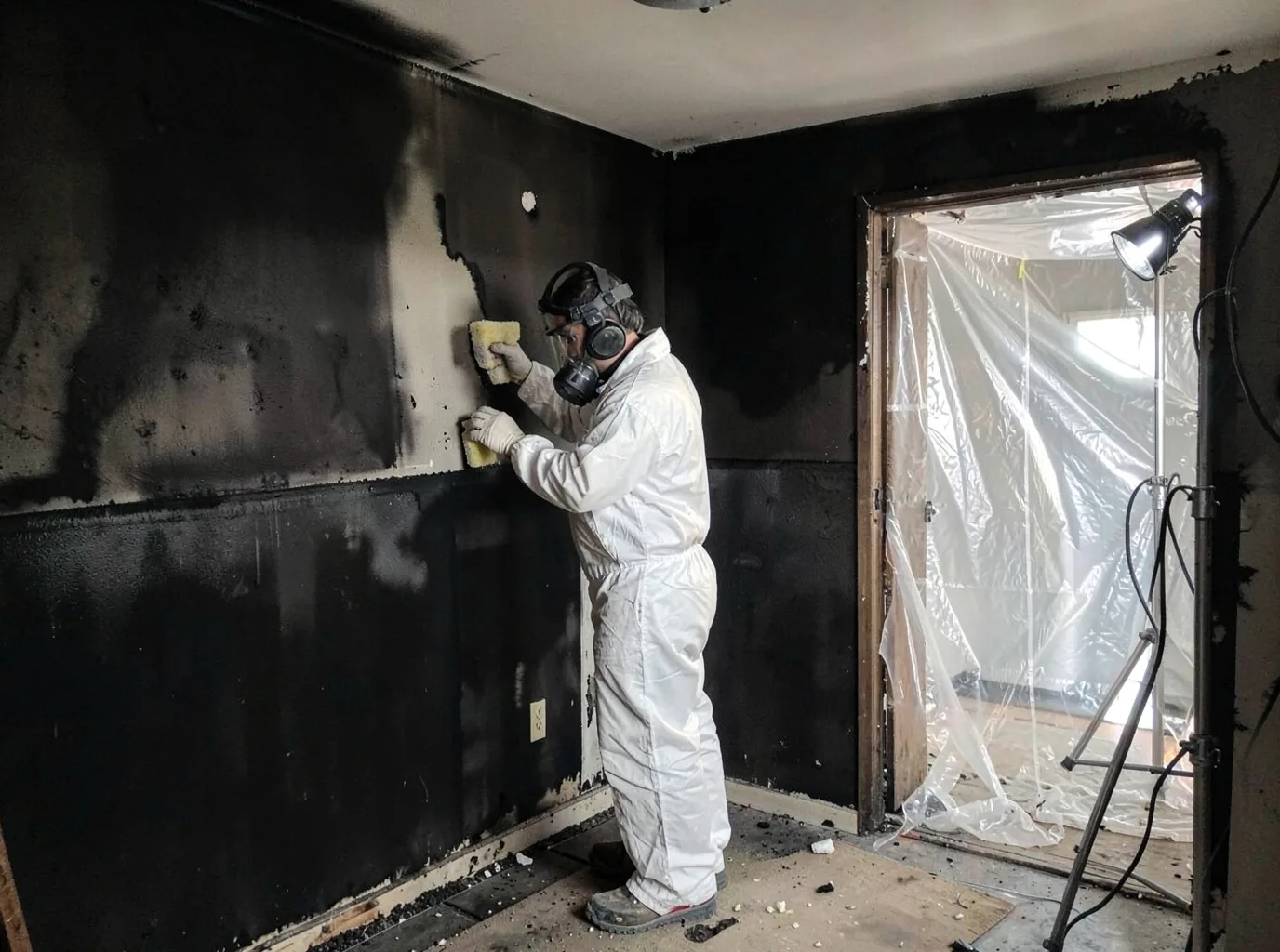 Fire Damage Restoration company in Leslie, MO